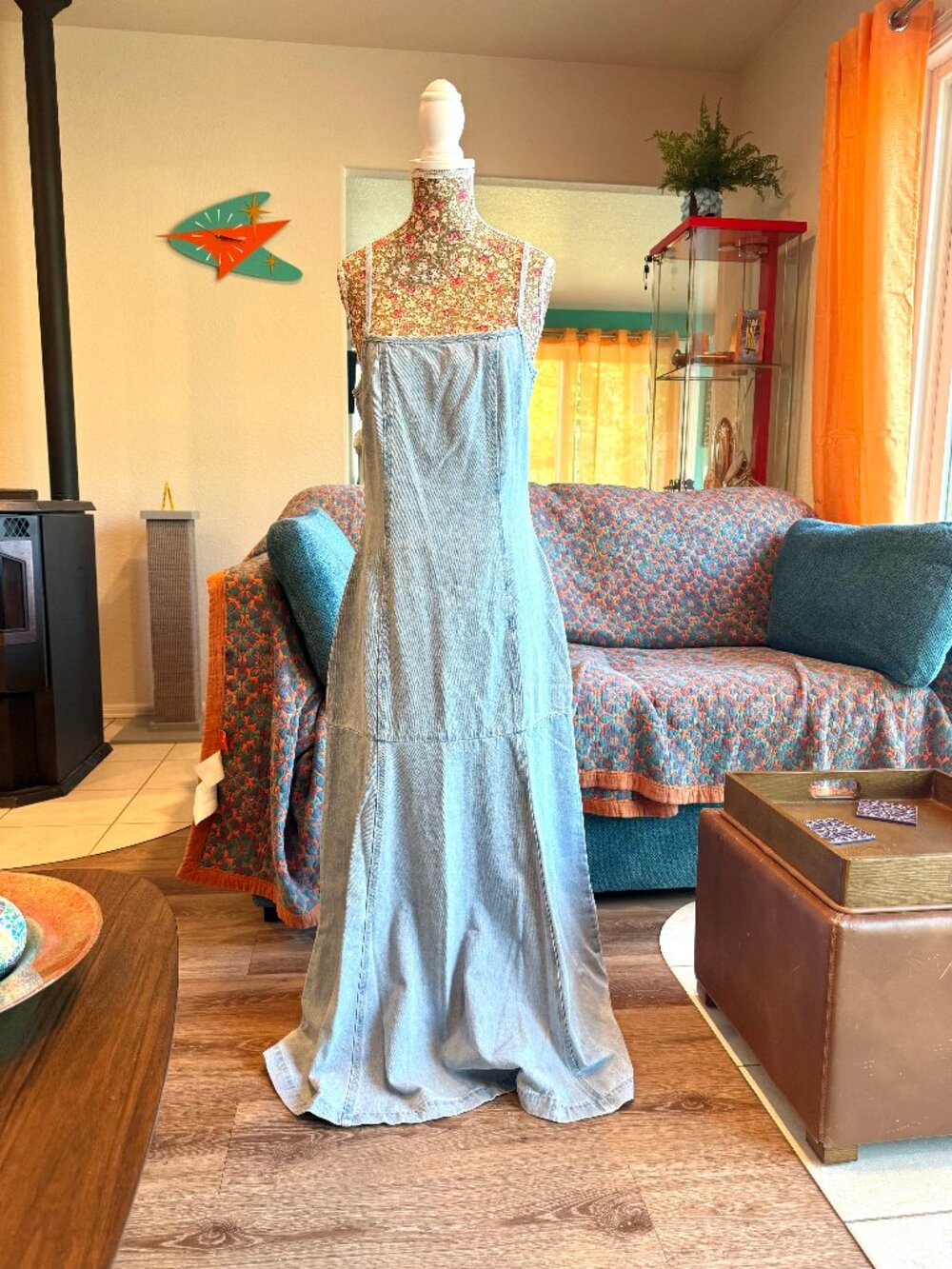 Long Denim Dress